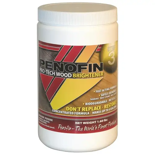 Wood Cleaner Pro-Tech Brightner 1 qt - pack of 6 Wood Cleaner Pro-Tech Brightner 1 qt - pack of 6