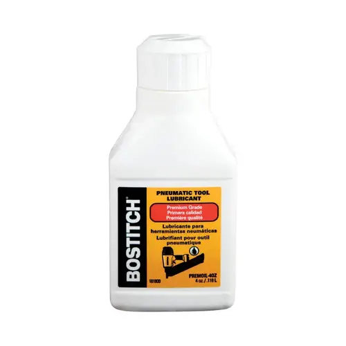 Pneumatic Tool Lubricant, 4 oz Bottle Amber