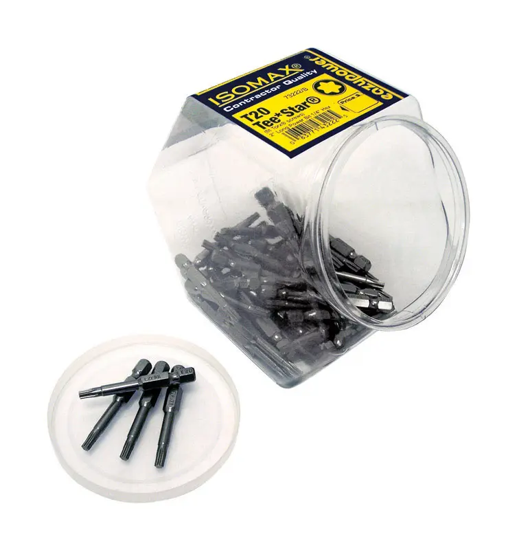 EAZYPOWER Impact Power Bit Isomax Torx T20 S X 2 L Tee Star Steel - pack of 50 2612471-XCP50