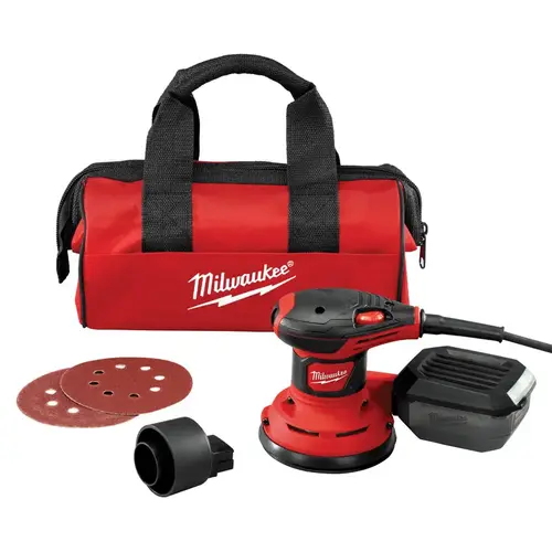 5" Pad, 7,000 to 12,000 OPM, Electric Orbital Sander 5" Pad, 7,000 to 12,000 OPM, Electric Orbital Sander