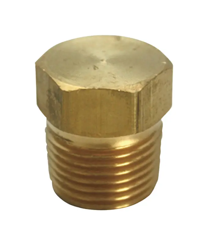 JMF COMPANY Hex Head Plug 3/4 MPT T Brass - pack of 5 4505079-XCP5 JMF COMPANY Hex Head Plug 3/4 MPT T Brass - pack of 5 4505079-XCP5