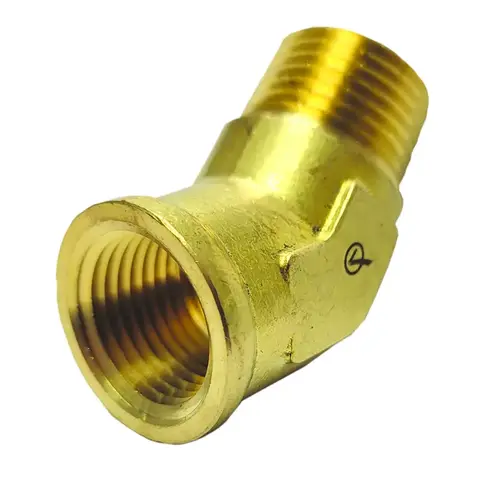 Street Elbow 1/2" FIP Sizes X 1/2" D MIP Brass
