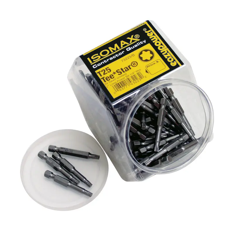 EAZYPOWER Insert Bit T25 Drive Torx Drive 1/4 in Shank Hex Shank 2 in L - pack of 50 002235-XCP50 EAZYPOWER Insert Bit T25 Drive Torx Drive 1/4 in Shank Hex Shank 2 in L - pack of 50 002235-XCP50