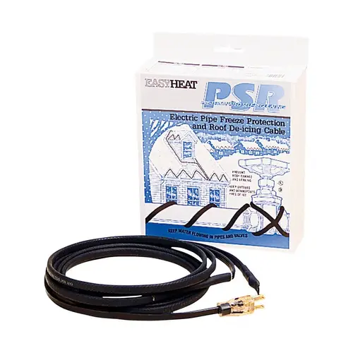 Heating Cable PSR 100 ft. L Self Regulating For Roof and Gutter/Water Pipe
