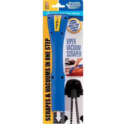 Wet/Dry Vac Scraper Attachment 11" L X 2.5" W X 1-1/2" D Blue Wet/Dry Vac Scraper Attachment 11" L X 2.5" W X 1-1/2" D Blue