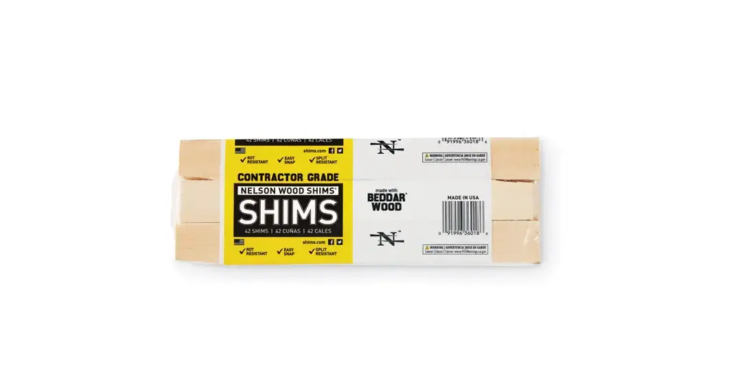 Nelson CSH12/42/12/48B-XCP12 Shim, 12 in L, Wood - pack of 504 Buy Now
