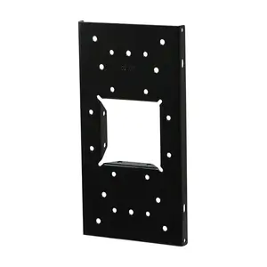 Gibraltar Mailboxes UMBS0B06AM Mailbox Mounting Board Black Steel .060 Ga. 12.875" L Galvanized