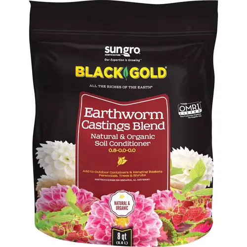 8 Qt. Natural & Organic Earthworm Castings Blend 8 Qt. Natural & Organic Earthworm Castings Blend