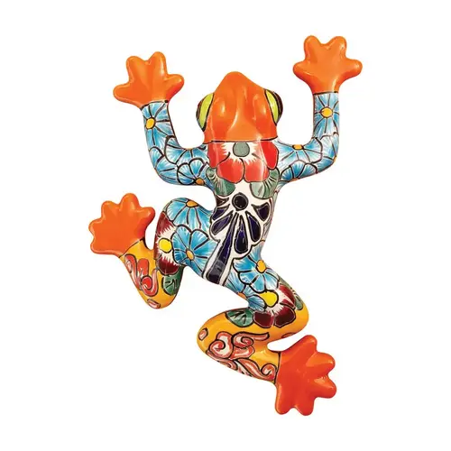 Wall Hanging Talavera Multi-color Ceramic 8" H Talavera Hand painted glaze Wall Hanging Talavera Multi-color Ceramic 8" H Talavera Hand painted glaze