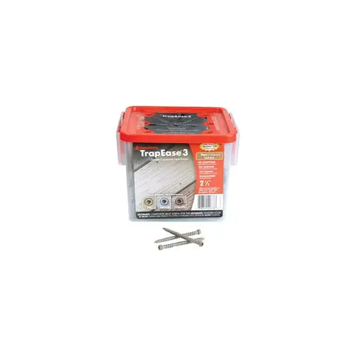 Composite Deck Screws TrapEase 3 No. 10 X 2-1/2" L Torx Ttap Flat Head Beach Dune Composite Deck Screws TrapEase 3 No. 10 X 2-1/2" L Torx Ttap Flat Head Beach Dune