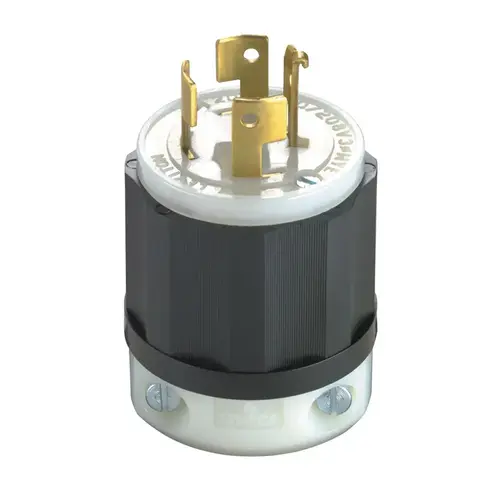 Plug Industrial Nylon Non-Grounding Non-NEMA 4 Pole 4 Wire Bulk Black/White Plug Industrial Nylon Non-Grounding Non-NEMA 4 Pole 4 Wire Bulk Black/White