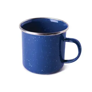 Stansport 15985 Coffee Mug Blue 3.25" H X 3.5" W X 4.5" L 12 oz Blue