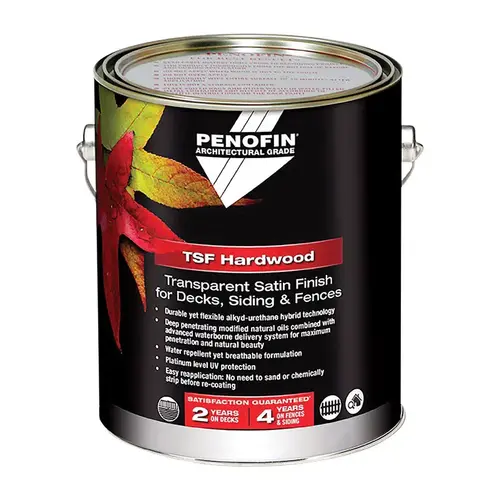 Wood Stain TSF Hardwood Transparent Satin Ipe Water-Based Water-Based 1 gal Ipe - pack of 4 Wood Stain TSF Hardwood Transparent Satin Ipe Water-Based Water-Based 1 gal Ipe - pack of 4