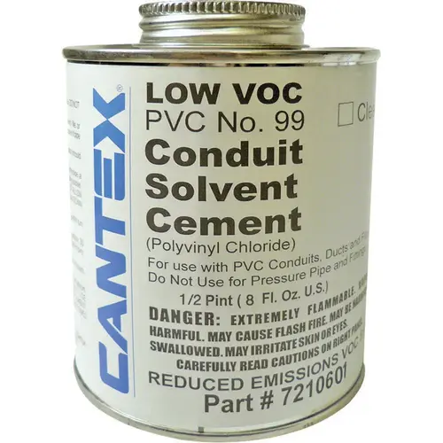 PVC Conduit Solvent Cement For Rigid Clear PVC Conduit Solvent Cement For Rigid Clear