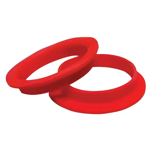 Tailpiece Washer, Rubber Material, 1-1/2" Interior Diameter, 1-1/2" Exterior Diameter, Red Color