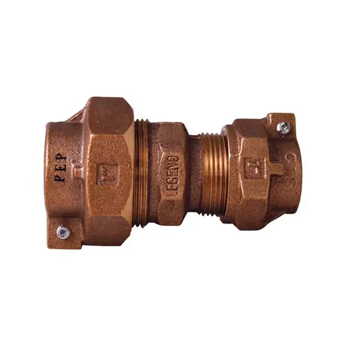 3/4" T-4325NL No Lead Bronze Pack Joint (IPS) x Pack Joint (CTS) Union
