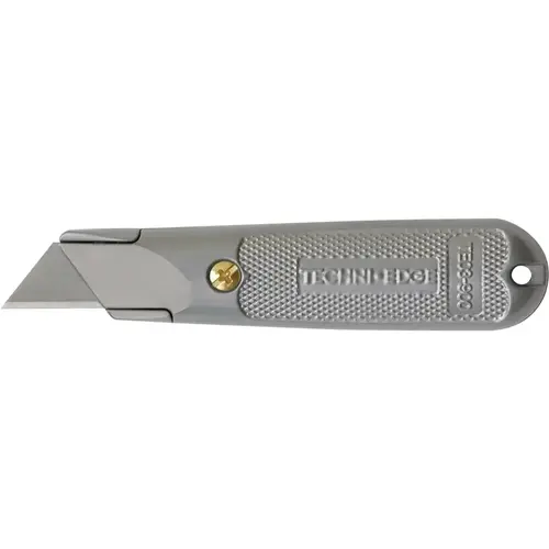 Utility Knife 5" Fixed Blade Gray Gray Utility Knife 5" Fixed Blade Gray Gray