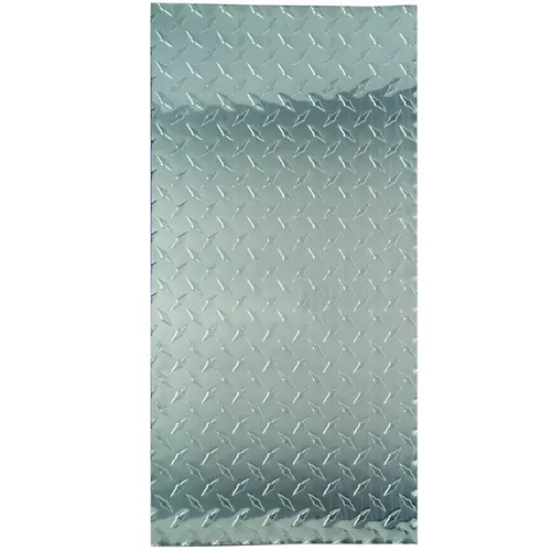 Sheet Metal 0.02" X 1 ft. W X 2 ft. L Aluminum Diamond Sheet Metal 0.02" X 1 ft. W X 2 ft. L Aluminum Diamond