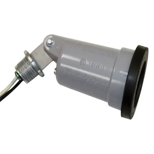 Lamp Holder Kit Switch Controlled Gray Hardwired Gray