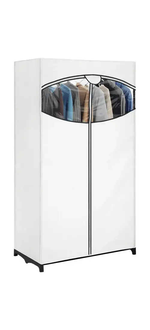 ヒトミ様 ブルゾン Sオフ白 Homieasy 112 Inch (9.2 FT) Freestanding Wardrobe Closet Organizer