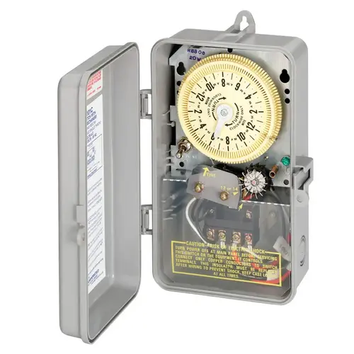 Pool Sprinkler Irrigation Timer Outdoor 208/277 V Gray Gray Pool Sprinkler Irrigation Timer Outdoor 208/277 V Gray Gray