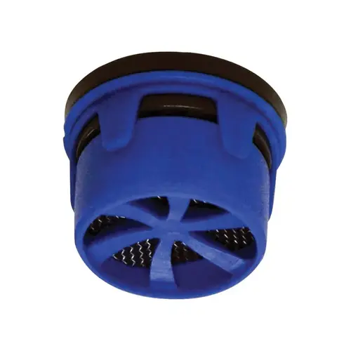 Faucet Aerator Insert, 15/16 or 55/64 in, Plastic, 1.5 gpm Blue Faucet Aerator Insert, 15/16 or 55/64 in, Plastic, 1.5 gpm Blue