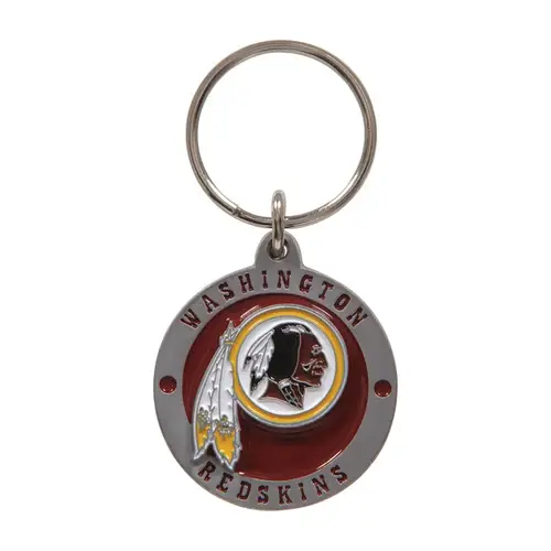 Key Chain Washington Redskins Metal Silver Decorative Silver Key Chain Washington Redskins Metal Silver Decorative Silver