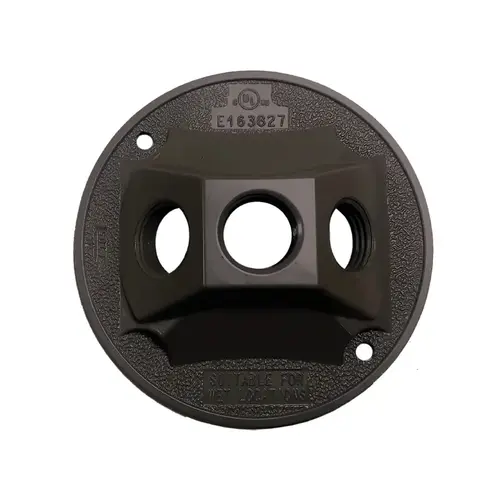 Lampholder Cover Round Metal 4.13" H X 4.13" W Bronze Lampholder Cover Round Metal 4.13" H X 4.13" W Bronze