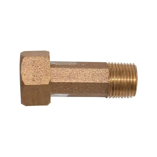 3/4 in. T-4215NL No Lead Bronze MNPT x AWWA Meter Coupling