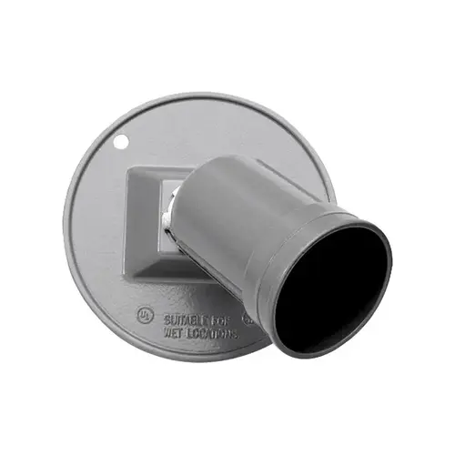 Lamp Holder Kit Switch Controlled Gray Hardwired Gray