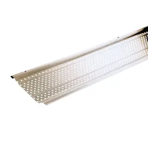 Smart Screen GPS400 Gutter Guard 5" W X 48" L Gray Aluminum Gray