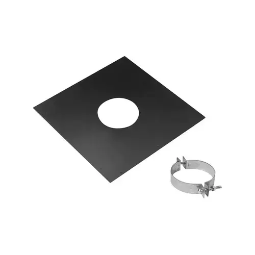 Ceiling Support Firestop Spacer 3" Steel Blac - 2 per pack x2 packs Ceiling Support Firestop Spacer 3" Steel Blac - 2 per pack x2 packs