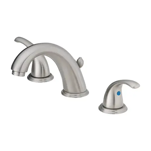 Widespread Bathroom Sink Faucet Brushed Nickel 6" - 12" Brushed Nickel Widespread Bathroom Sink Faucet Brushed Nickel 6" - 12" Brushed Nickel