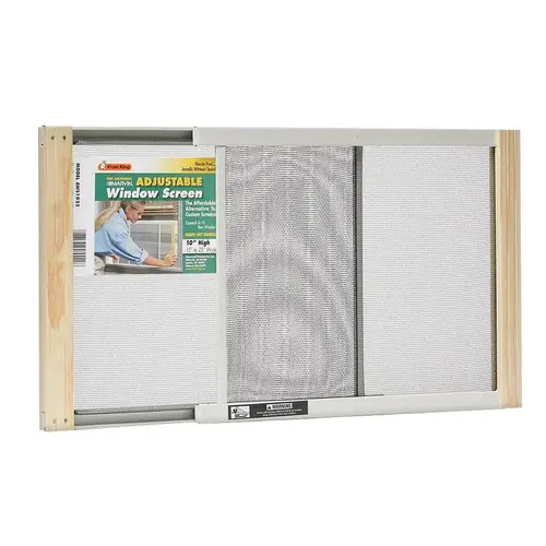 W.B. Marvin 10 In. x 15-25 In. Adjustable Window Screens by Clear