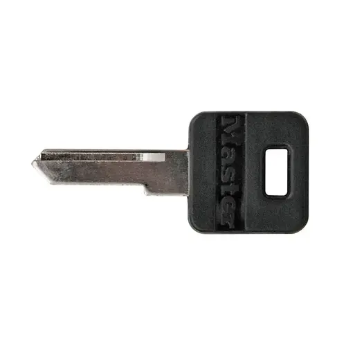 Key Blank House/Office Single For For Black/Silver - pack of 25