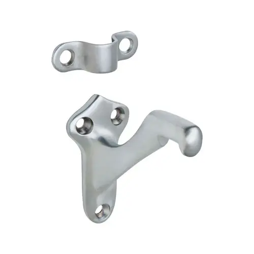 Bracket Brass Handrail Satin Chrome Bracket Brass Handrail Satin Chrome