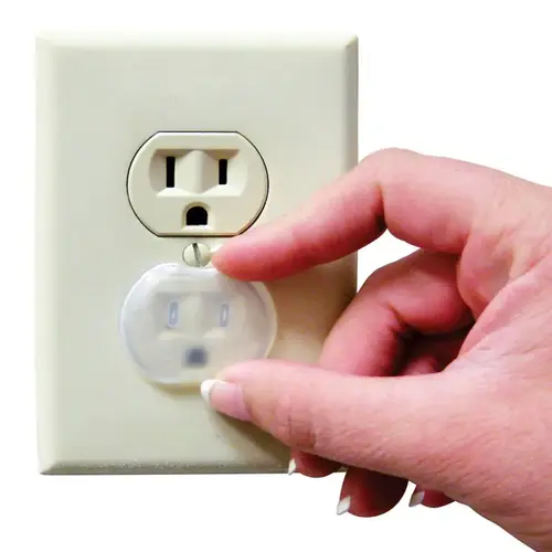 L1021 Outlet Plug Clear - pack of 12