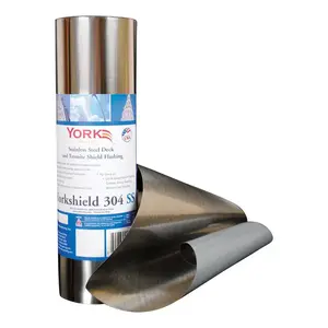 York YS3041220 Flashing 304 12" W X 240" L Stainless Steel Silver Silver