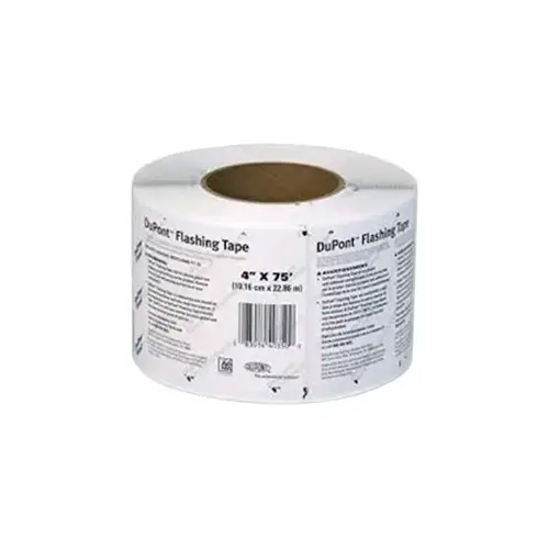 Flashing Tape DuPont 4" W X 75 ft. L White