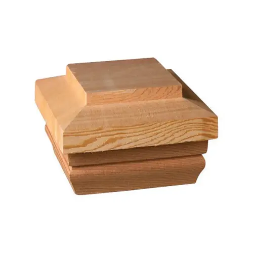 Post Cap 2.25" H X 4" W Wood - pack of 12 Post Cap 2.25" H X 4" W Wood - pack of 12