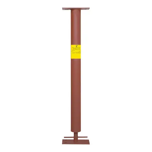 Extend-O-Column Series Round Column, 8 ft 3 in to 8 ft 7 in Red
