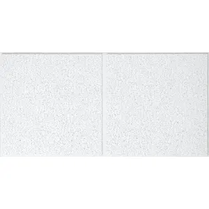 USG Ceilings R2742-XCP6 Ceiling Panel Radar Basic Illusion 2/24 Non-Directional 48" L X 24" W 0.75" Shadow Line Tape White - pack of 6