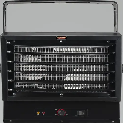 Electric Garage Heater: 34121 Btu/h Heating Capacity, Single Phase, 240V Black Electric Garage Heater: 34121 Btu/h Heating Capacity, Single Phase, 240V Black