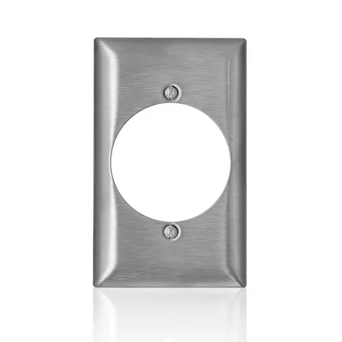 Wall Plate C-Series Stainless Steel 1 gang Metal Receptacle Stainless Steel Wall Plate C-Series Stainless Steel 1 gang Metal Receptacle Stainless Steel