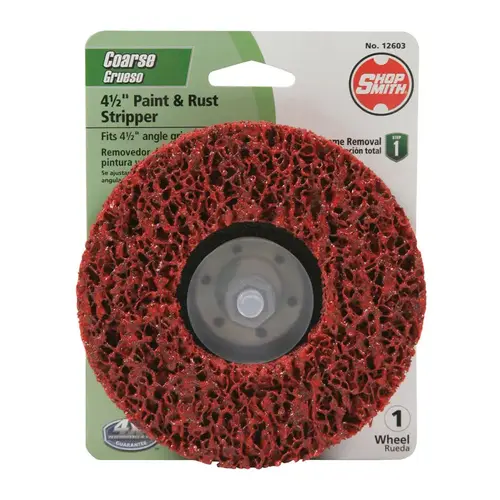 Paint and Rust Remover Disc 4.5" Silicon Carbide Center Mount 60 Grit Coarse Paint and Rust Remover Disc 4.5" Silicon Carbide Center Mount 60 Grit Coarse