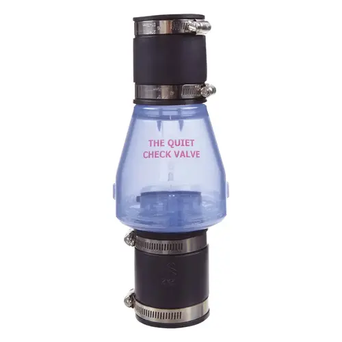 Check Valve 1-1/2" D X 1-1/2" D Slip PVC Quiet Check Valve 1-1/2" D X 1-1/2" D Slip PVC Quiet