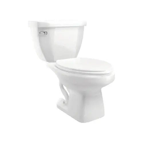 Complete Toilet Terra ADA Compliant 1.3 gal White Elongated White Complete Toilet Terra ADA Compliant 1.3 gal White Elongated White