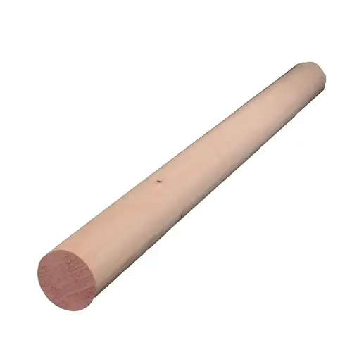 Dowel Round Ramin Hardwood 1-1/2" D X 36" L 1 pk Pink Dowel Round Ramin Hardwood 1-1/2" D X 36" L 1 pk Pink
