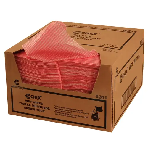WET WIPES PINK WAVY LINE