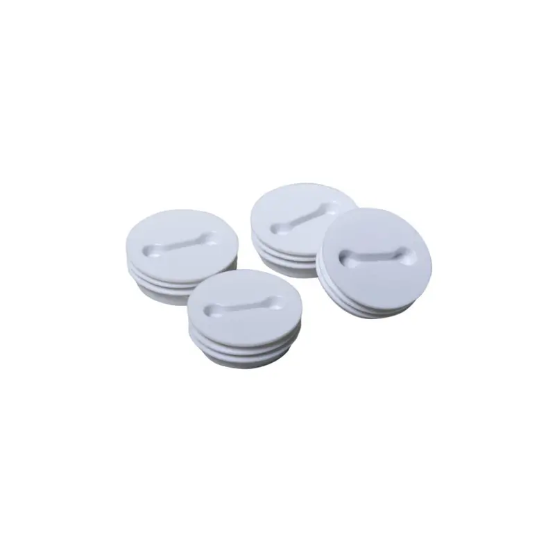 BELL Closure Plug Round Die-Cast Zinc For Outlet Box White 3005684